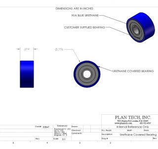 Urethane Covered Bearings